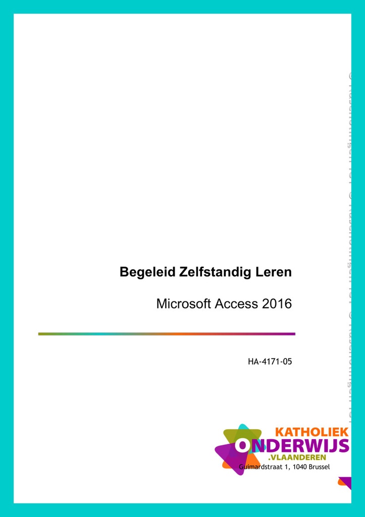 BZL - MS Access 2016