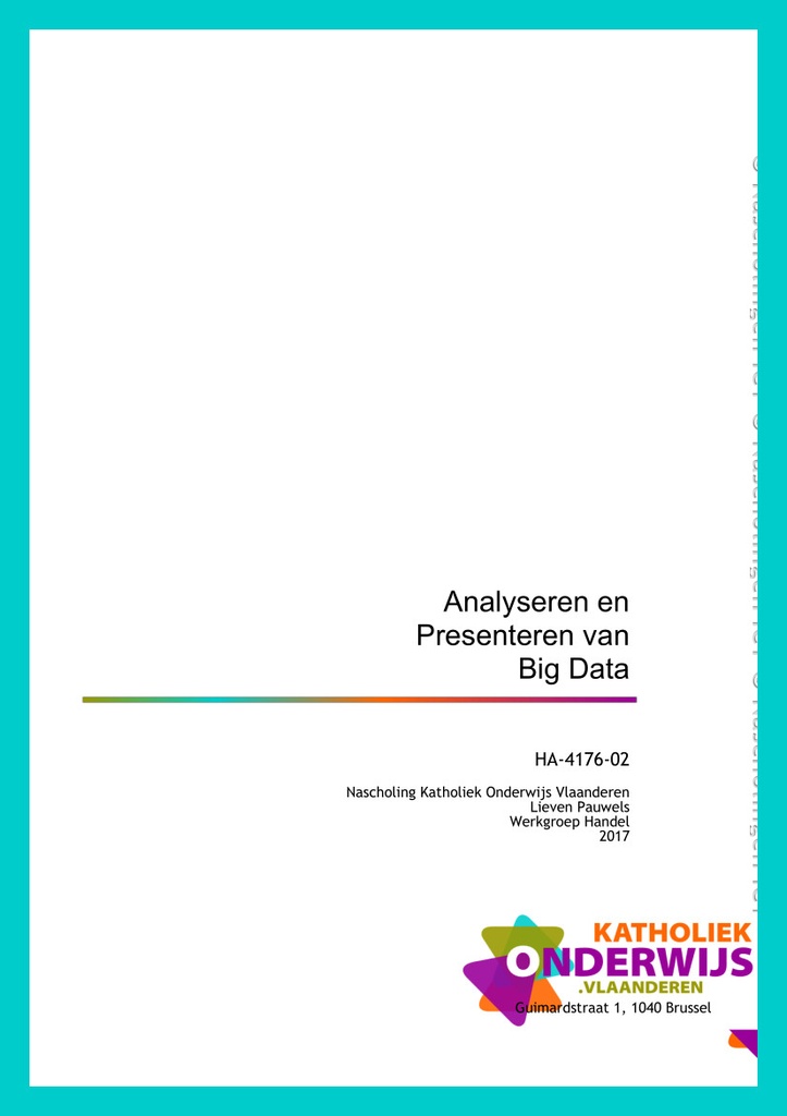 Analyseren en presenteren van Big Data