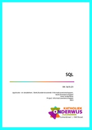 [IW-1615-01] SQL