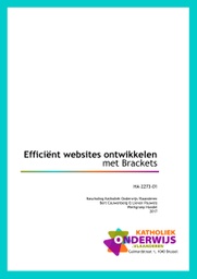 Efficiënt websites ontwikkelen met Brackets