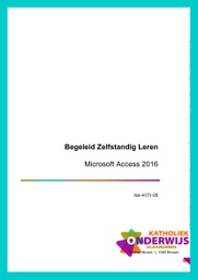 [HA-4171-05-LL] BZL - MS Access 2016