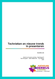 Technieken en nieuwe trends in presenteren