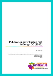 Publicaties ontwikkelen met InDesign CC (2015)
