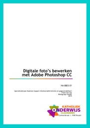 Digitale foto's bewerken met Adobe Photoshop CC
