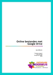 Online bestanden met Google Drive