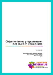 Object-oriented programmeren met BlueJ en Visual Studio