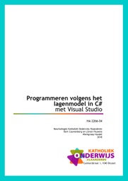 Programmeren volgens het lagenmodel in C#